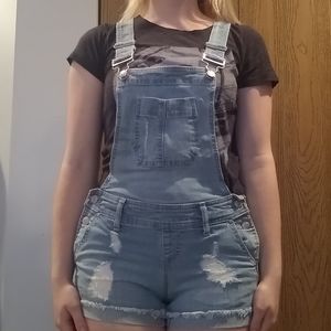Overall Shorts